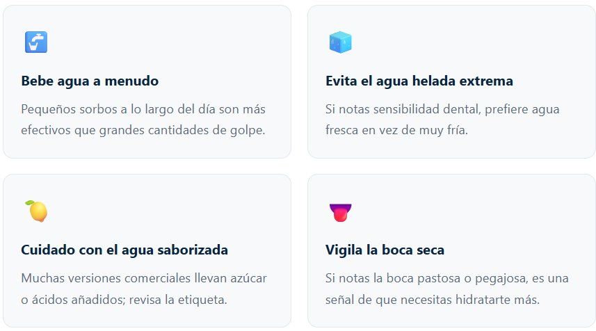 hidratación en verano